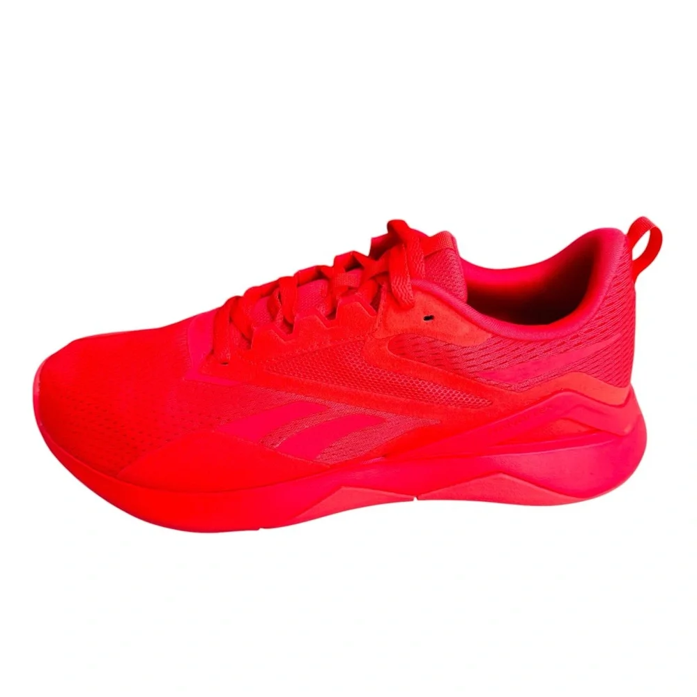 Reebok Nanoflex V2 Men’s Training Running Shoes Red Size 11.5 EU 45 Sneakers